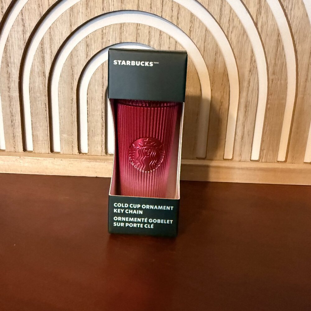 Starbucks Cold Cup Ornament Key Chain